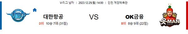 2023-12-25 대한항공 vs OK금융그룹