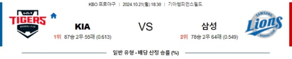 2024-10-21 KIA vs 삼성