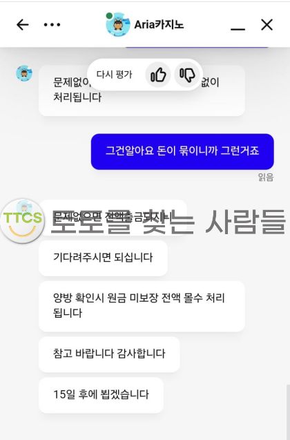 아리아카지노-노환전-먹튀사이트-가입금지